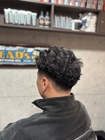 グロウヘアワークス(grow hair works)&nbsp;バックスパイラルパーマ！【床屋　バーバー　フェード】