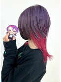 全頭ブリーチから作るデザインカラー