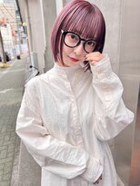 ジェム(GEM)&nbsp;アプリコットオレンジ/ピンクカラー/フェザーショート★17