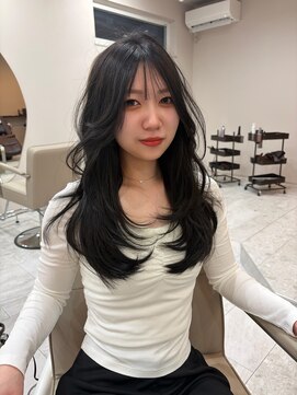 オルメ(olume) 小顔見せ◎レイヤーカット×ハッシュカット×バタフライカット