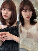 ミディアムレイヤー ワンカール くびれミディアム【肥田亜沙美】