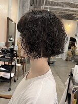 アオゾラヘアーカミノウラ(AOZORA HAIR kaminoura)&nbsp;ミニボブ＊ボブパーマ[スタイリングが楽しいパーマスタイル］