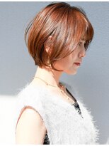 マッシュアンドマッシュアヴェダ ららぽーと福岡店(mash&mash AVEDA) 顔周りレイヤー・ボブ・レイヤー・脱白髪染め・30代・40代