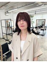 ソーソー(SoSo)&nbsp;ワンカラー作るピンク味多めピンクベージュ9.7ハッシュカット