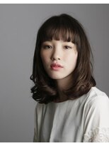 アドラーブル 松崎店(adorable) 【adorable】重心バランス◎大人可愛い毛先カールミディ