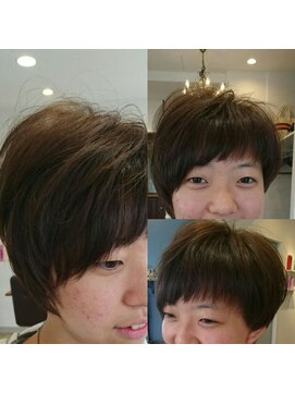 モノンクル(Mononcle) かわいいアシメスタイル