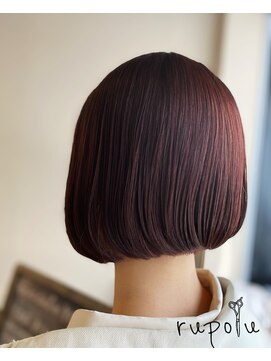 ルポル 大通店(rupolu) うなじスッキリなミニボブ