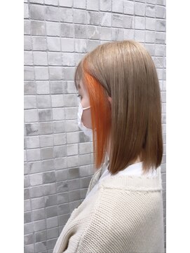 アビー(A.B.I) オレンジ×ベージュ