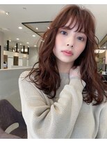 アーティアーティ那珂川店 モテ大人女子ロング☆ピンクブラウンカラー