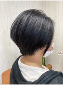40代の丸みショート