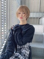 リアイス(Re:ICE)&nbsp;ミニウルフ/くすみブルー/流れるレイヤー/インナーハイライト