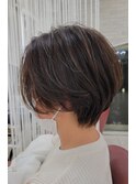 20代30代小顔美人ショートカット/ミニボブ/コンパクトショート