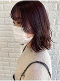 ボブ × red brown