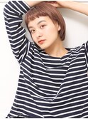 大人可愛い小顔美髪ツヤ髪テラコッヘア短め前髪A2