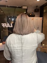 ラフ(LAFF)&nbsp;#黒髪#ボブルフ#ネビージュ#小顔#ワンレン