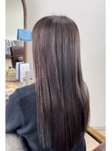 脱白髪染めハイライトxロング