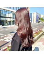 ボアップ(boappu)&nbsp;#カシスカラー#ロングヘア#カシス#レッドカラー