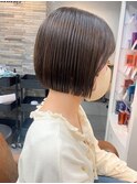 前下がりショートボブ可愛い20代30代表参道
