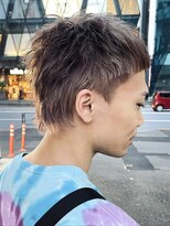 ピークアブー 原宿(PEEK A BOO) スパイキーマレットヘアブリーチハイトーンブロックカラー夏