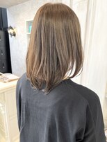 キャアリー(Caary)&nbsp;福山市美容室Caary 話題の酸性ストレート ナチュラルロブ