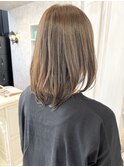 福山市美容室Caary 話題の酸性ストレート ナチュラルロブ