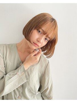トレス(TRESS) 内巻きボブ 大人ボブ 艶髪 20代30代 ブラウン