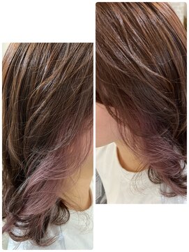 エピファニー(Epiphany) インナーカラーピンクベージュ