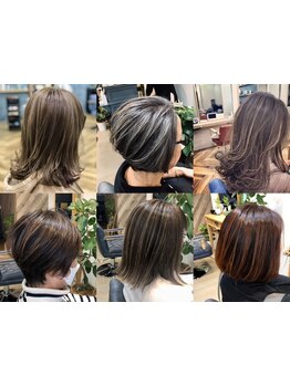 髪質改善しながら、理想のカラーに♪髪質に合わせたカラーをご提案！