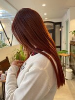 アンプラグド(unplugged)&nbsp;オレンジブラウンのロングスタイル