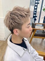 ネオリーブ クーロ メゾン 横浜(Neolive curro Maison)&nbsp;ハイトーン×ツーブロアップバング【メンズ】