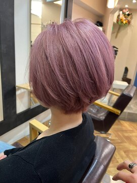ビー オン ディー ヘア 池袋(BonD hair) 桜ピンク♪【池袋/髪質改善/ハイライト】