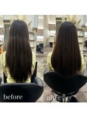 【DRAN梅田店】髪質改善×艶カラー