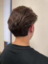 ヘアー ローズ(hair ROSE)&nbsp;ラフな動きがこなれ感を作るアップバング×パーマ/谷津/津田沼