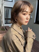 アース 相模大野店(EARTH)&nbsp;縮毛矯正ロング♪コスメストレート髪質改善ココアベージュ