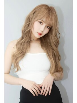 オズ 安積店(OZ) 黒髪ボブルフネビージュ小顔ワンレン