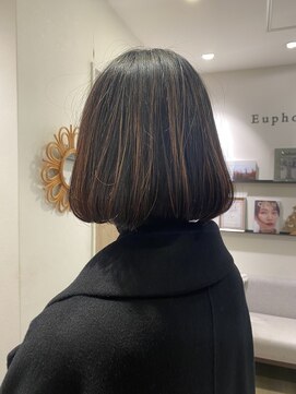 ユーフォリア 青山(Euphoria) 脱白髪染めハイライトカラー30代40代50代