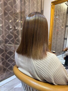 ロンドアベニール 北千住(Lond avenir) イメチェン外ハネボブ美髪ワイドバングレイヤー髪質改善縮毛矯正