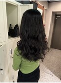 コテ巻き風デジタルパーマ♪【前田 悠希】