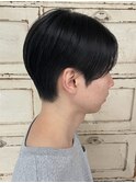 ハンサムショート × メンズカット