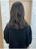 【新井】透明感　カーキグレージュカラー♪