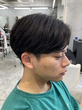 エデアンルクラ 下通(EDEAN Leclat) 熊本メンズパーマ ニュアンスパーマ センターパート MEN'S HAIR