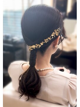 ルーウィン(LE WIN) タイト × 金箔 × 編み下ろし