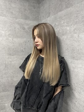 ルイス(L'wis) lol lエルオーエル hlbikiちゃん♪カラー＋シールエクステ 朝長