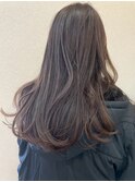 こなれミディくせ毛風カールフルバングモテ髪艶感20代30代