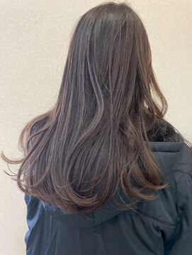 アグランテトラ 野田阪神店(a Gland tetra) こなれミディくせ毛風カールフルバングモテ髪艶感20代30代