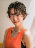 パーマでおしゃれショート　2