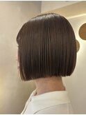 切りっぱなしボブ/ボブ/艶カラー/名古屋名駅