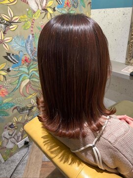 ムーン(moon) くびれヘア/アプリコットオレンジ/夏のヘアアレンジ/武蔵小杉