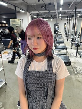 シェノン 心斎橋(CHAINON) ピンクカラー/デザインカラー/裾カラー/ハイトーンカラー