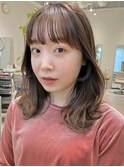 髪質改善トリートメントミルクティーベージュカラーくびれヘア
